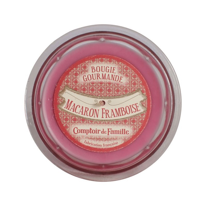 Bougie Gourmande Macaron Framboises Comptoir De Famille Maisons De