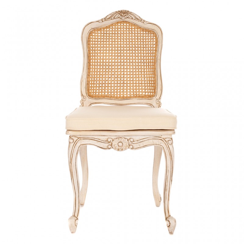 Chaise en cannage Dianora Blanc Marclo'